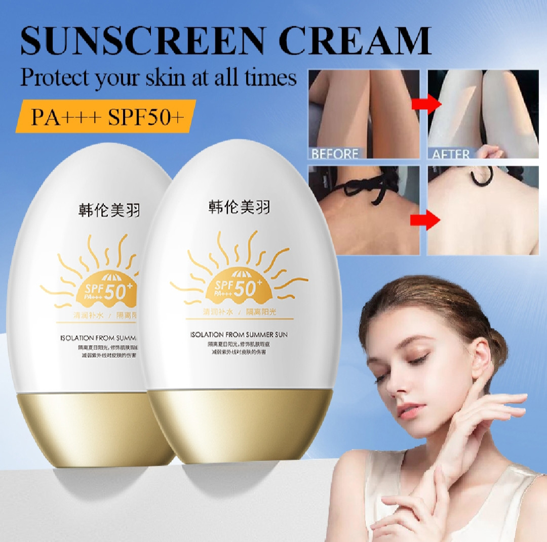 12.5H Sun Protect Sunscreen For Face Facial Sunscreen Cream Sunblock SPF50 PA+++ whitening Waterproof Lasting UVA/UVB Skin Protect for face and body protection Control Oil Refreshing Moisturizing