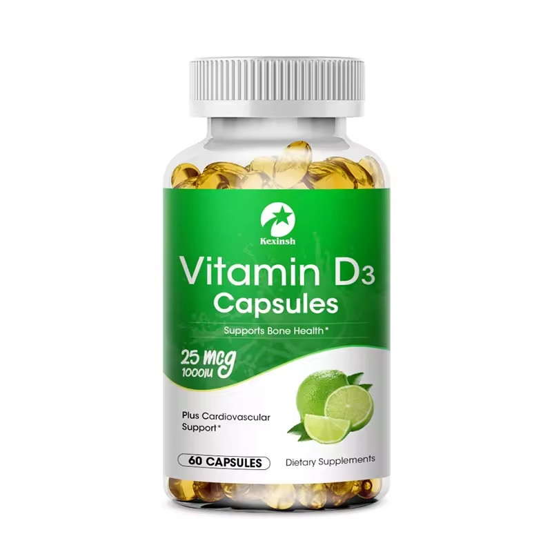 Kexinsh Vitamin D Capsules Anti-chondrosis Health&energy Care Bone Health Vitamin D Supplements