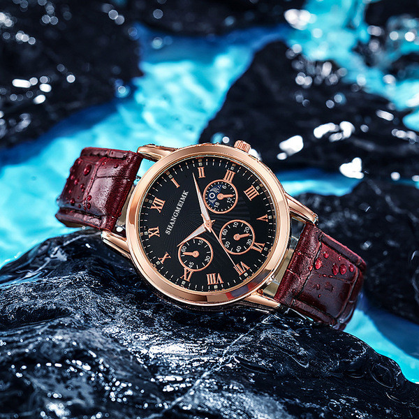 Tik Tok live broadcast watch all-match quartz waterproof watch Shangmei waterproof men's watch